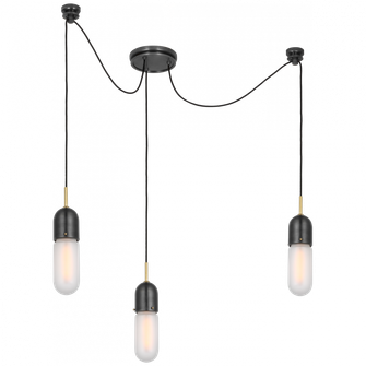Junio 3-Light Chandelier (279|TOB 5645BZ/HAB-FG-3)