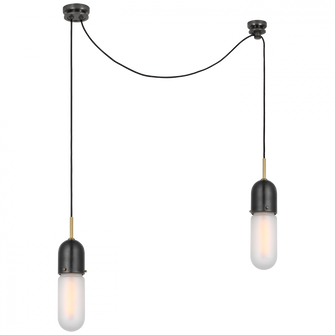 Junio 2-Light Chandelier (279|TOB 5645BZ/HAB-FG-2)