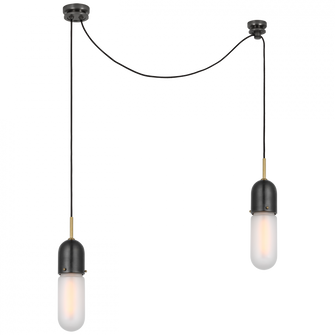 Junio 2-Light Chandelier (279|TOB 5645BZ/HAB-FG-2)