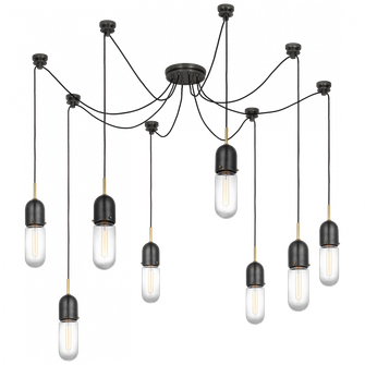 Junio 8-Light Chandelier (279|TOB 5645BZ/HAB-CG-8)