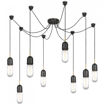 Junio 8-Light Chandelier (279|TOB 5645BZ/HAB-CG-8)