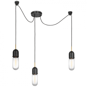Junio 3-Light Chandelier (279|TOB 5645BZ/HAB-CG-3)