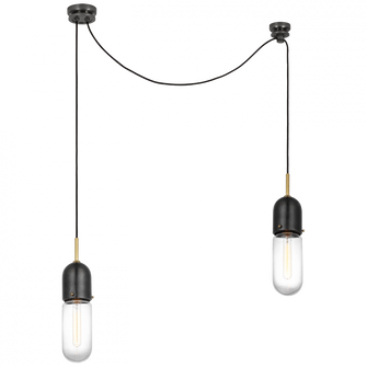 Junio 2-Light Chandelier (279|TOB 5645BZ/HAB-CG-2)