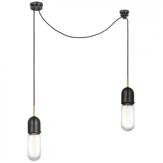 Junio 2-Light Chandelier (279|TOB 5645BZ/HAB-CG-2)