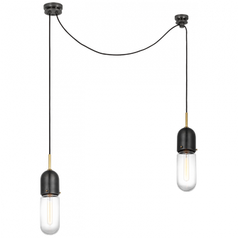 Junio 2-Light Chandelier (279|TOB 5645BZ/HAB-CG-2)