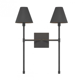 Jefferson 2-Light Wall Sconce in Matte Black (128|9-5202-2-89)
