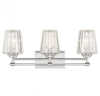 Garnet 3-Light Bathroom Vanity Light in Polished Nickel (128|8-6001-3-109)