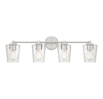 Ballas 4-Light Bathroom Vanity Light in Satin Nickel (128|8-5606-4-SN)