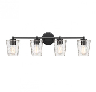 Ballas 4-Light Bathroom Vanity Light in Matte Black (128|8-5606-4-BK)