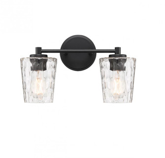 Ballas 2-Light Bathroom Vanity Light in Matte Black (128|8-5606-2-BK)