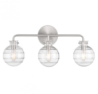 Mason 3-Light Bathroom Vanity Light in Satin Nickel (128|8-4300-3-SN)
