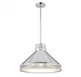 Seagram 3-Light Pendant in Polished Nickel (128|7-8801-3-109)