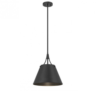 Willis 1-Light Pendant in Matte Black (128|7-4499-1-89)