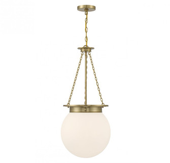 Manor 3-Light Pendant in Warm Brass (128|7-3901-3-322)