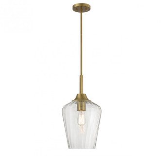 Carlton 1-Light Pendant in Warm Brass (128|7-3390-1-322)