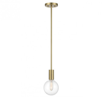 Wright 1-Light Mini-Pendant in Warm Brass (128|7-3075-1-322)