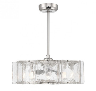 Genry 5-Light LED Fan D'Lier in Polished Nickel (128|27-FD-8201-109)