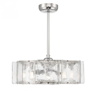 Genry 5-Light LED Fan D'Lier in Polished Nickel (128|27-FD-8201-109)