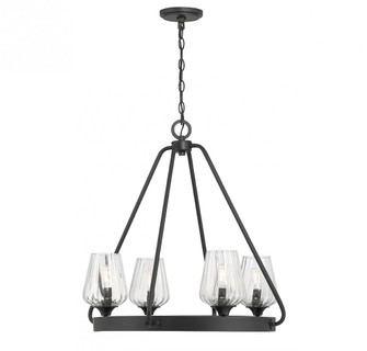 Carlton 4-Light Chandelier in Matte Black (128|1-3392-4-89)