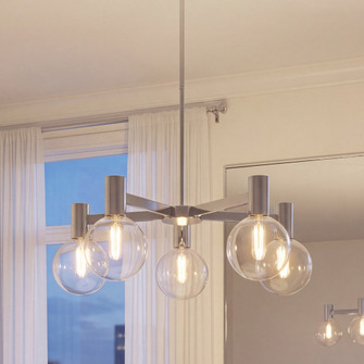 Wright 5-Light Chandelier in Chrome (128|1-3073-5-11)