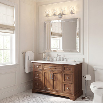 Moreno 4-Light Bathroom Vanity Light in Chrome (128|8-6601-4-11)