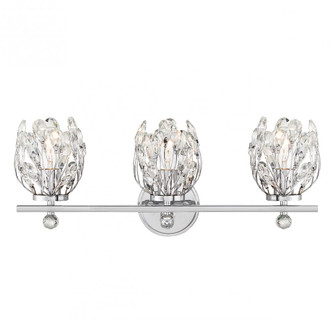 Moreno 3-Light Bathroom Vanity Light in Chrome (128|8-6601-3-11)