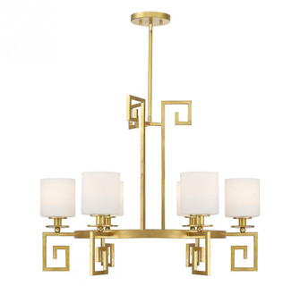 Quatrain 6-Light Chandelier in True Gold (128|1-2304-6-260)