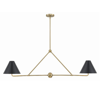 Xavier 54'' Vibrant Gold Linear Chandelier (205|XAV-B9307-VG)