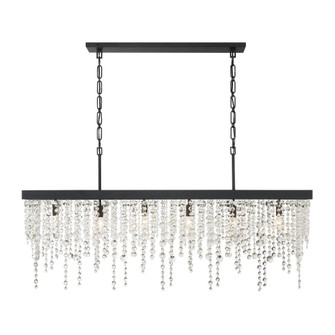 Winham 49'' Black Forged Linear Chandelier (205|WIN-617-BF-CL-MWP)