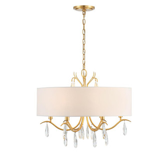 Rollins 24'' Antique Gold Chandelier (205|ROL-18806-GA)