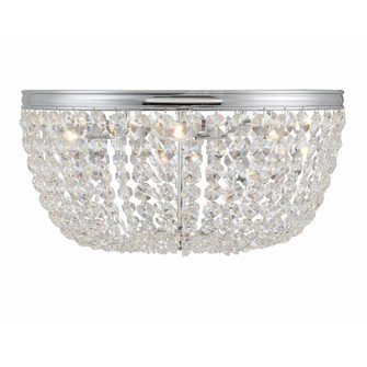 Nola 20'' Polished Chrome Flush Mount (205|NOL-320-CH-CL-MWP)