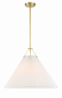 Gamma 1 Light Aged Brass Chandelier (205|GAM-71005-AG)