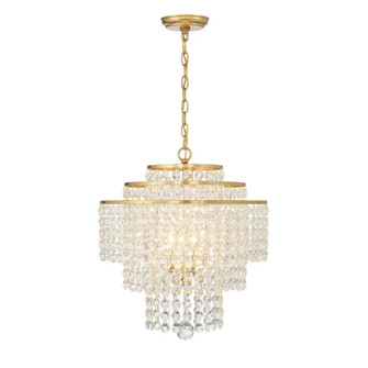 Gabrielle 18'' Antique Gold Chandelier (205|GAB-B7304-GA)