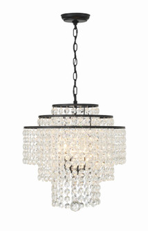 Gabrielle 4 Light Matte Black Chandelier (205|GAB-B7304-MK)