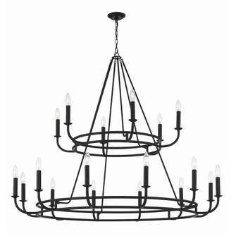Bailey 48'' Matte Black Chandelier (205|BAI-A2109-MK)