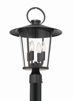 Andover 4 Light Matte Black Outdoor Post (205|AND-9209-CL-MK)