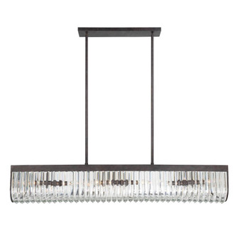 Alister 49.75'' Charcoal Bronze Linear Chandelier (205|ALI-B2007-CZ)