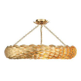 Broche 33.5'' Antique Gold Semi Flush Mount (205|538-GA_CEILING)