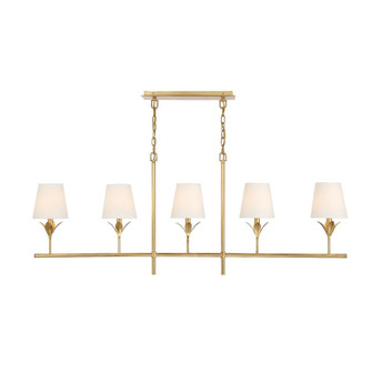 Broche 53.5'' Antique Gold Linear Chandelier (205|537-GA)