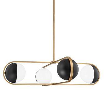WILLARD Chandelier (52|F9942-PBR/SBK)