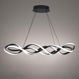 INTERLACE 39IN LINEAR PENDANT 3000K (1357|PD-47839-BK)