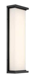 LED Wall Mount with Frosted Aquarium Glass in a Sand Coal Finish (77|P5563-066-L)