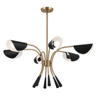 Chandelier 6Lt (2|52559CPZBK)