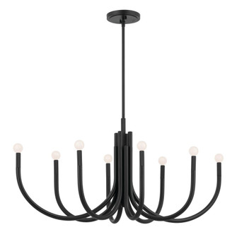 Oval Chandelier 8Lt (2|52553BK)
