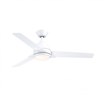 Pyramid 52 inch Indoor/Outdoor Ceiling Fan with LED Light Kit - Matte White (90|FP8406MW)