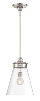 Emma 1-Light Glass Pendant (148|4811-PN-CL)