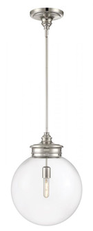 Emma 1-Light Glass Pendant (148|4801-PN-CL)