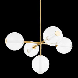 5 LIGHT CHANDELIER (57|5248-AGB)