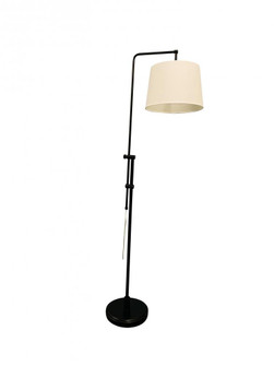 Crown Point Adjustable Downbridge Floor Lamp (34|CR700-BLK)