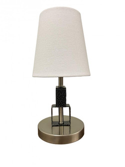 Bryson Mini Satin Nickel/Supreme Silver Accent Lamp (34|B208-SN/SS)